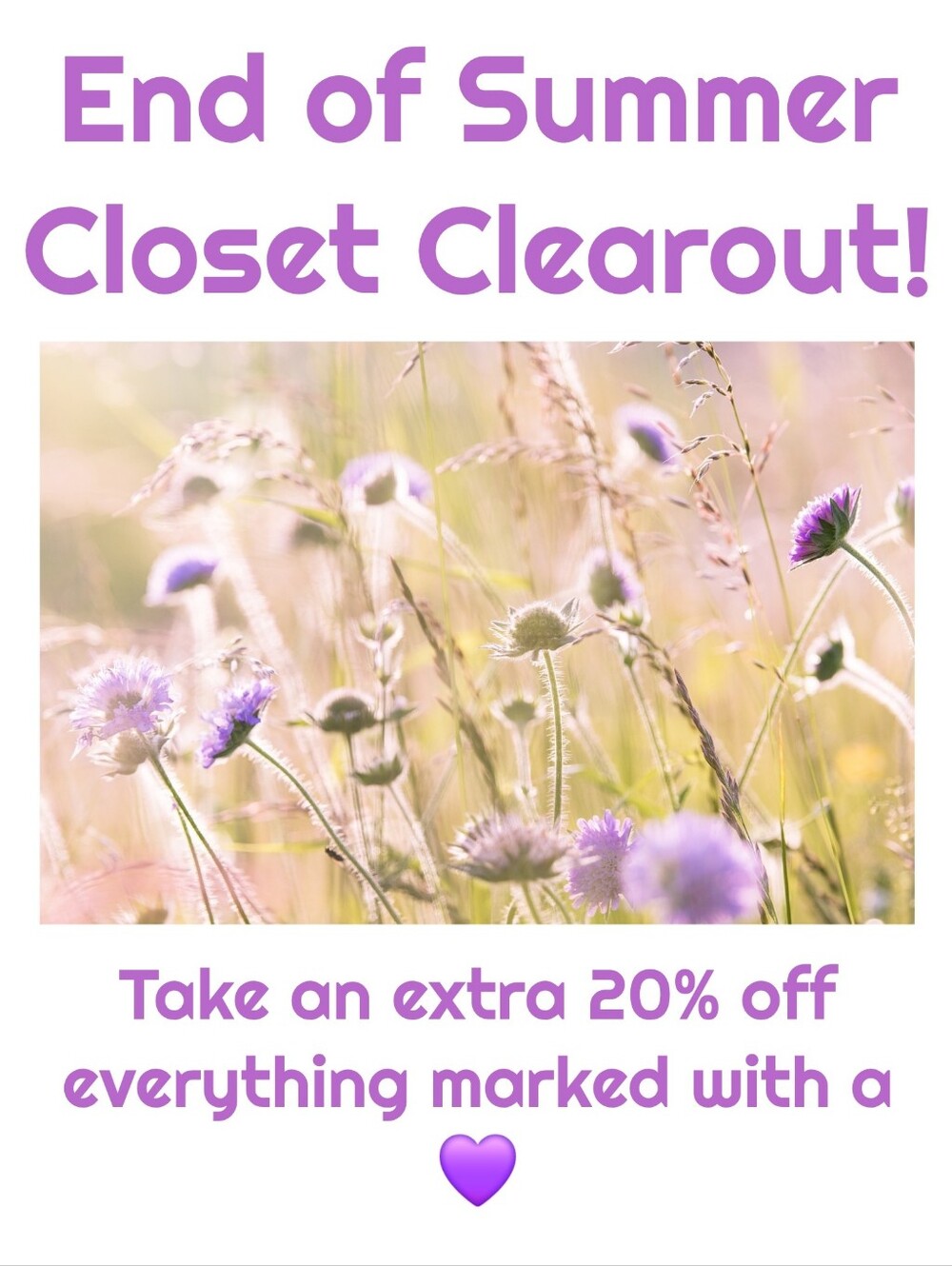 Closet Clearout!!!